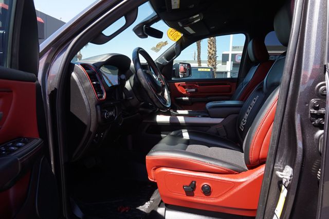 2019 Ram 1500 REBEL, 4X4, PREMIUM WHEELS, ALL TERRAIN TIRES, RED LEATHER SEATS - 23025069 - 14