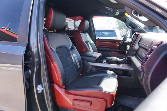 2019 Ram 1500 REBEL, 4X4, PREMIUM WHEELS, ALL TERRAIN TIRES, RED LEATHER SEATS - 23025069 - 19