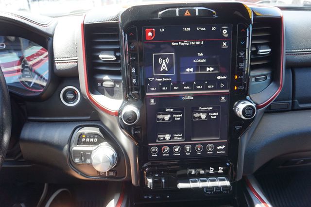 2019 Ram 1500 REBEL, 4X4, PREMIUM WHEELS, ALL TERRAIN TIRES, RED LEATHER SEATS - 23025069 - 29