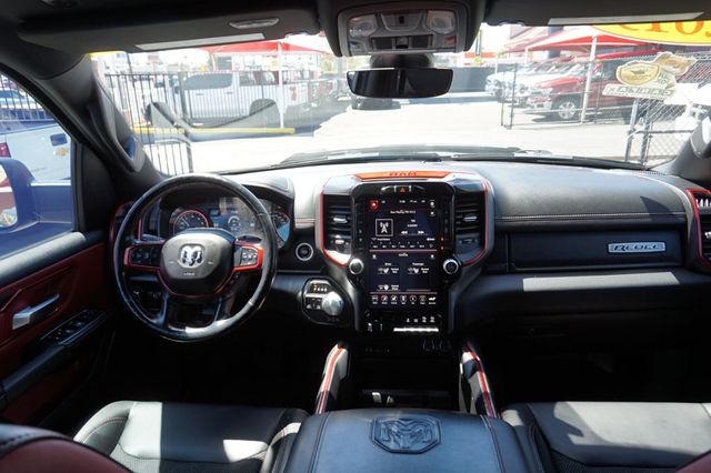 2019 Ram 1500 REBEL, 4X4, PREMIUM WHEELS, ALL TERRAIN TIRES, RED LEATHER SEATS - 23025069 - 40