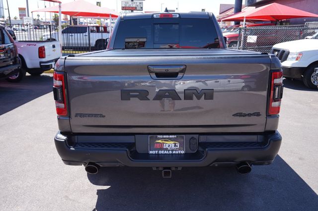 2019 Ram 1500 REBEL, 4X4, PREMIUM WHEELS, ALL TERRAIN TIRES, RED LEATHER SEATS - 23025069 - 6