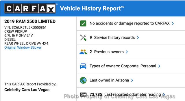 2019 Ram 2500 LIMITED MEGA CAB 4X4  CUMMINS DIESEL - 22948249 - 5