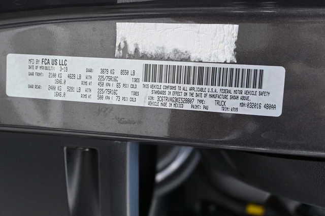 2019 Ram ProMaster Cargo Van 1500 Low Roof 136" WB - 23022811 - 30