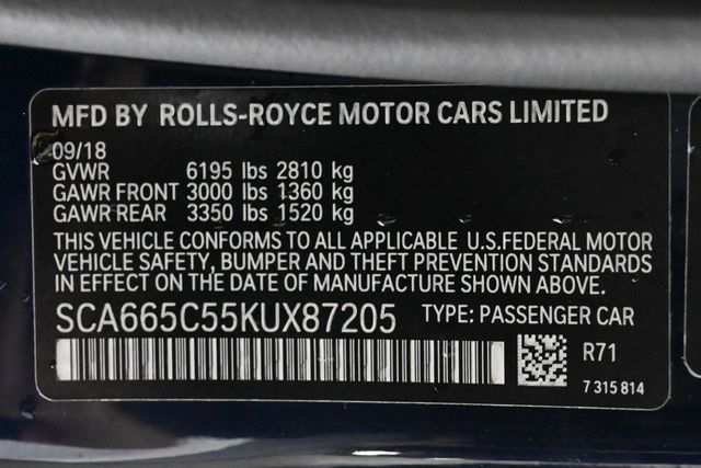 2019 Rolls-Royce Wraith Coupe - 22954809 - 27