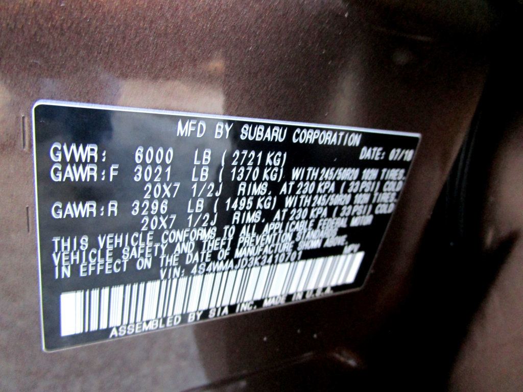 2019 Subaru Ascent 2.4T Limited 8-Passenger - 22937626 - 43