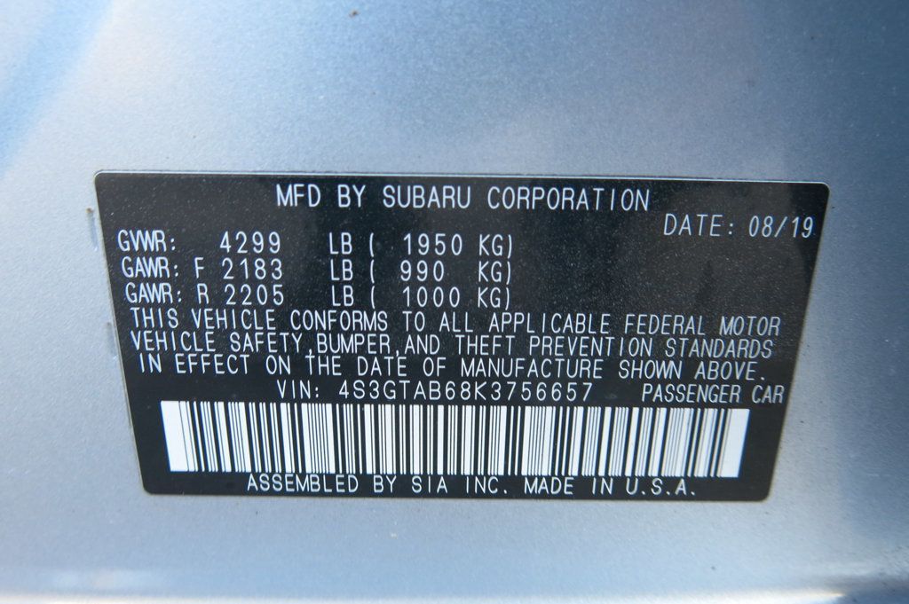 2019 Subaru Impreza 2.0i 5-door CVT - 22937611 - 35