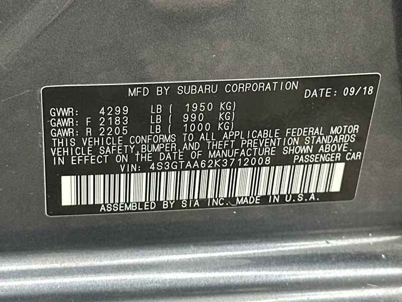 2019 Subaru Impreza 2.0i 5-door CVT - 23012165 - 21