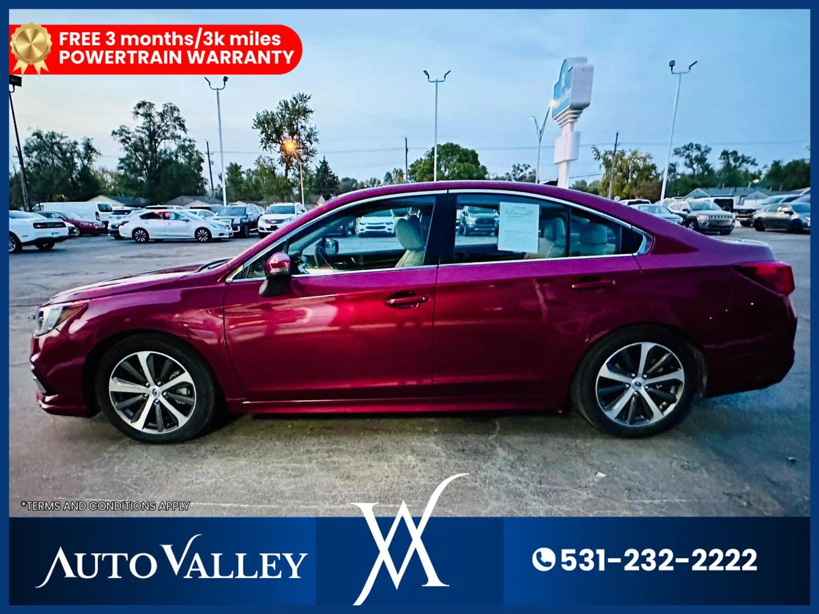 2019 Subaru Legacy 3.6R Limited photo 3