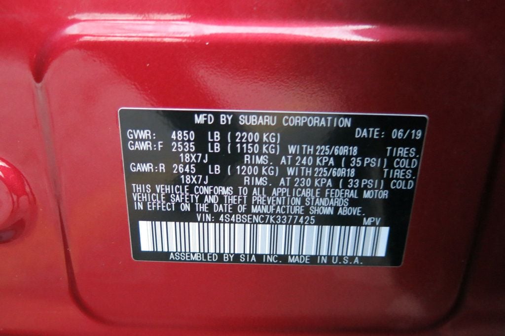 2019 Subaru Outback 3.6R Limited - 22987832 - 35