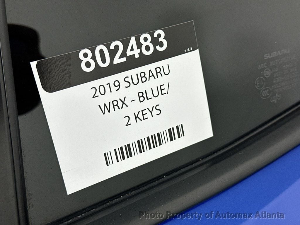 2019 SUBARU WRX LIMITED - 22381921 - 36