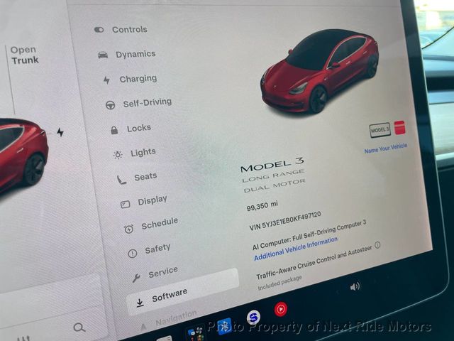2019 Tesla Model 3 2019 TESLA MODEL 3 AWD PERFORMANCE 1-OWNER 615-730-9991 - 23062654 - 21