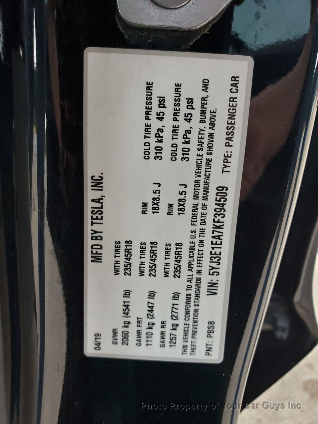 2019 Tesla Model 3 FSD (Full Self-Driving) included package - 23008889 - 21