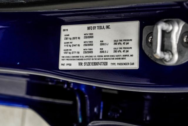 2019 Tesla Model 3 Long Range - 22988359 - 34