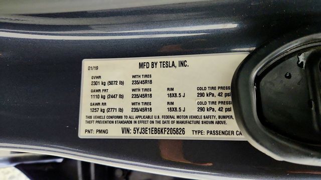 2019 Tesla Model 3 Long Range AWD - 23097128 - 21