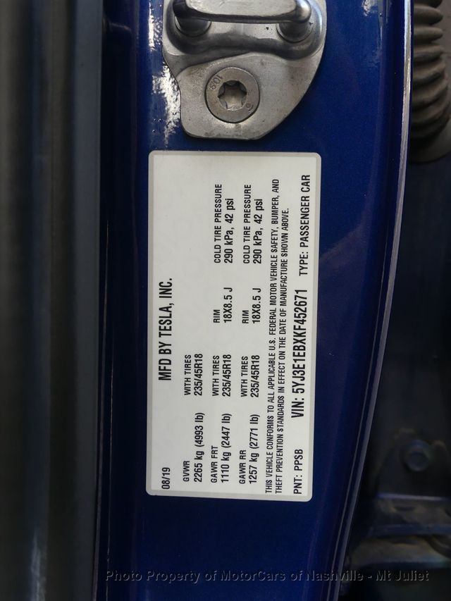 2019 Tesla Model 3 Long Range AWD - 23095417 - 43