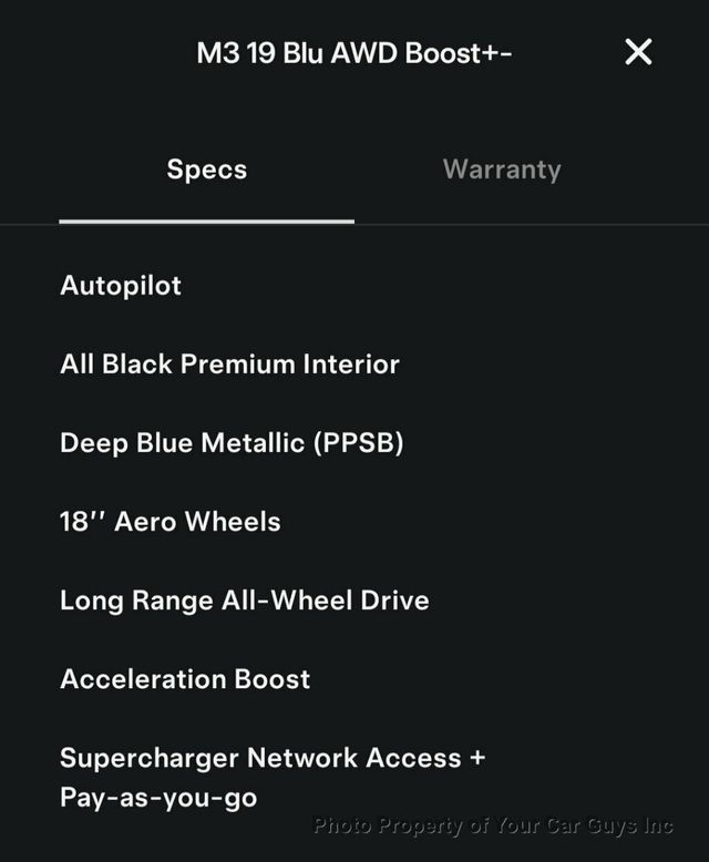2019 Tesla Model 3 Long Range AWD Boost Plus Warranty 2027 - 22885264 - 30