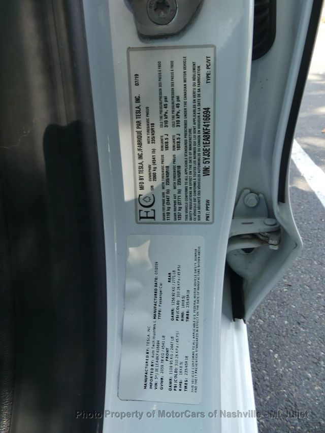 2019 Tesla Model 3 N/A - 23079009 - 42