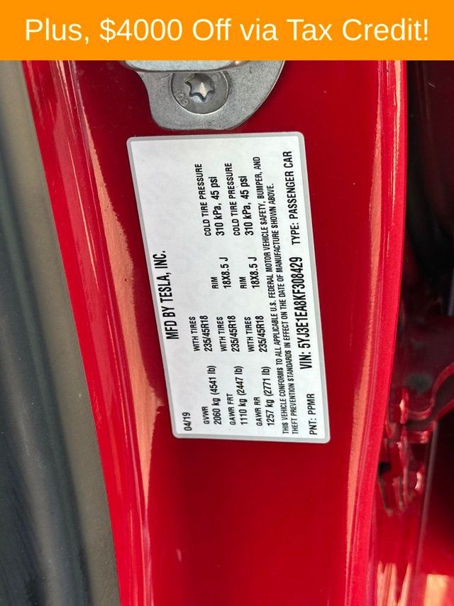 2019 Tesla Model 3 Standard - 22580838 - 24