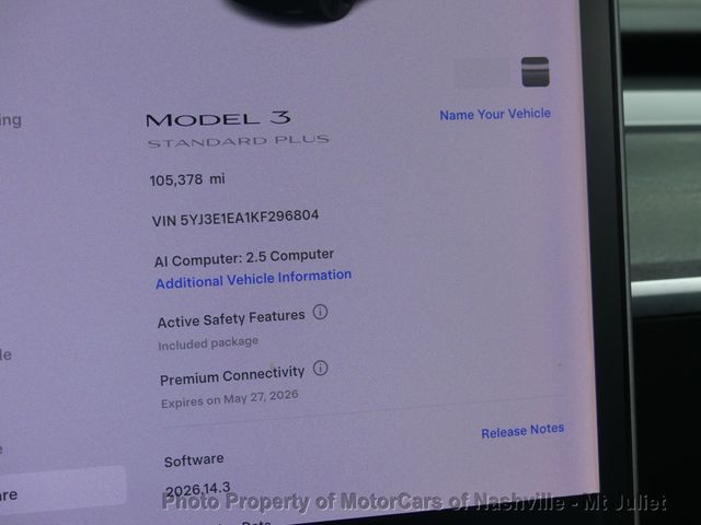 2019 Tesla Model 3 Standard Range Battery Plus RWD - 23032168 - 33