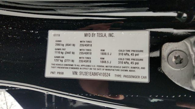 2019 Tesla Model 3 Standard Range Battery Plus with Autopilot - 22955264 - 23