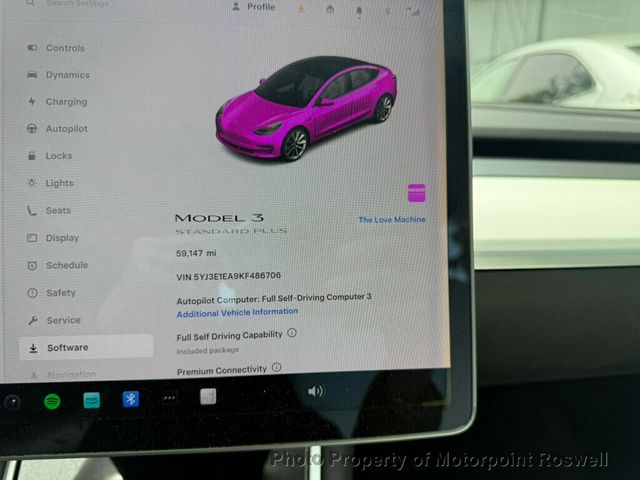 2019 Tesla Model 3 Standard Range Plus RWD - 22993051 - 21