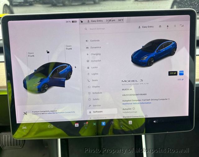 2019 Tesla Model 3 Standard Range Plus RWD - 23001532 - 2