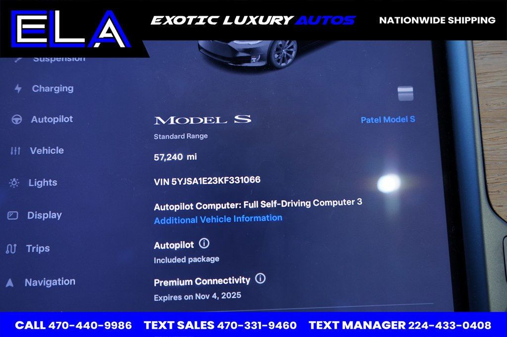 2019 Tesla Model S 100D! UNDER FACOTRY DRIVELINE WARRANTY! FSD! VERY CLEAN! AWD - 22932306 - 14