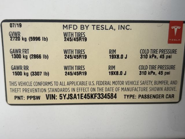 2019 Tesla Model S 2019 Tesla Model S Performance Ludicrous  - 23065689 - 41