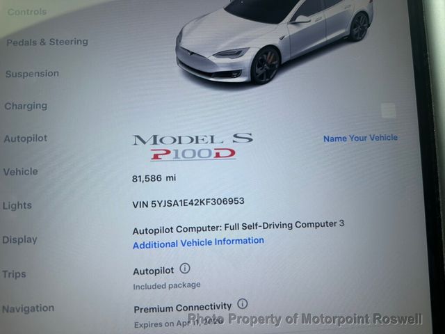 2019 Tesla Model S P100D AWD - 22992359 - 12