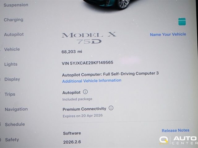 2019 Tesla Model X 75D AWD - 23005587 - 18