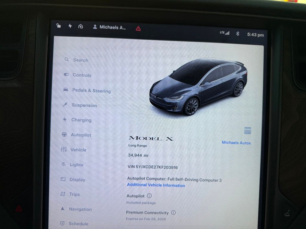 2019 Tesla Model X Long Range AWD - 22978044 - 14