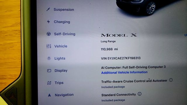 2019 Tesla Model X Long Range AWD w/ 7-Seat Cream Premium Interior - 23096107 - 13