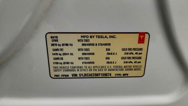 2019 Tesla Model X Long Range AWD w/ Full Self-Driving & 7-Seat Interior - 23000074 - 24