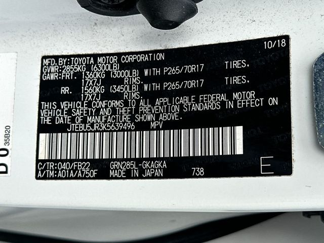 2019 Toyota 4Runner SR5 4WD - 22980787 - 20