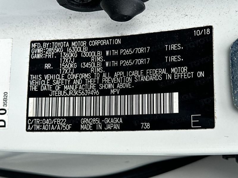 2019 Toyota 4Runner SR5 4WD - 22980787 - 20