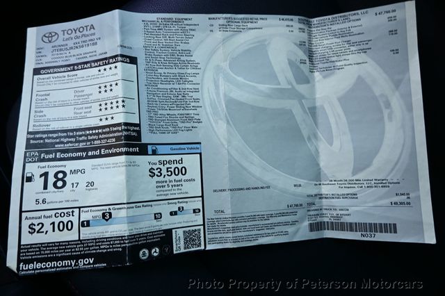 2019 Toyota 4Runner TRD Pro 4WD - 22949240 - 55