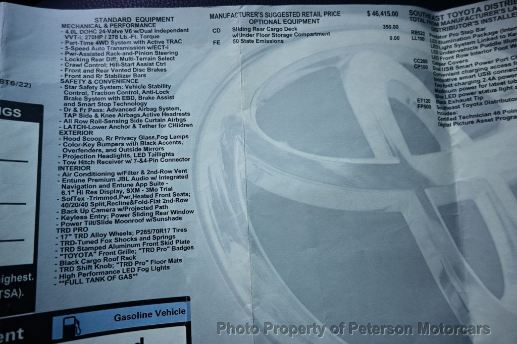 2019 Toyota 4Runner TRD Pro 4WD - 22949240 - 56