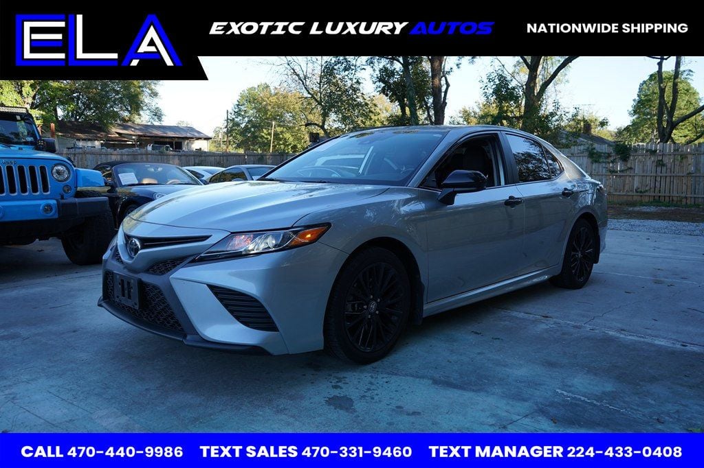 2019 Toyota Camry SPORT PACAKGE! SE! LEATHER SEATS! NIGHTSHADE SPEICAL EDT PACKAGE - 22932976 - 0