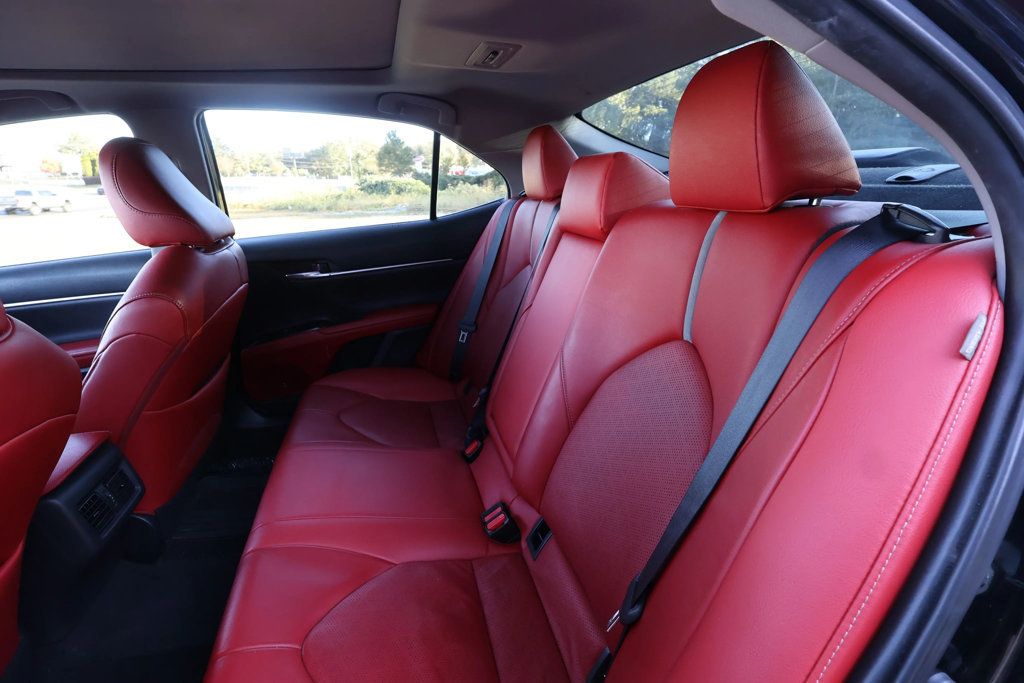 2019 Toyota Camry XSE TRIM, RED LEATHER SEATS, BLACKOUT WHEELS, BLUETOOTH, SPOILER - 22934292 - 30