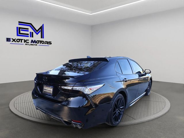 2019 Toyota Camry XSE TRIM, RED LEATHER SEATS, BLACKOUT WHEELS, BLUETOOTH, SPOILER - 22934292 - 4