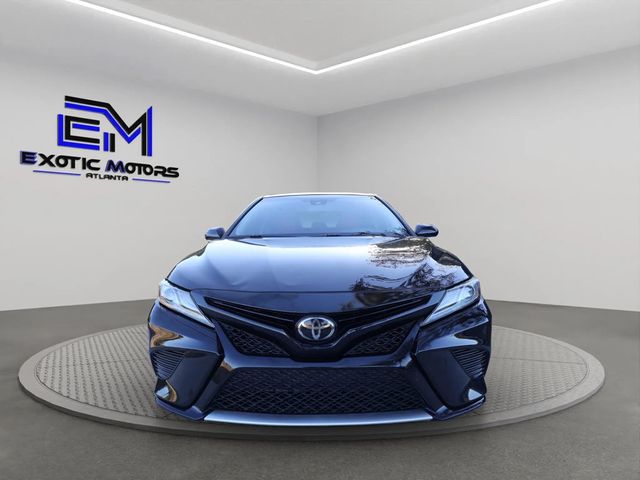 2019 Toyota Camry XSE TRIM, RED LEATHER SEATS, BLACKOUT WHEELS, BLUETOOTH, SPOILER - 22934292 - 7