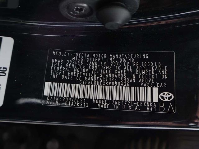 2019 Toyota Corolla LE CVT - 23019635 - 42