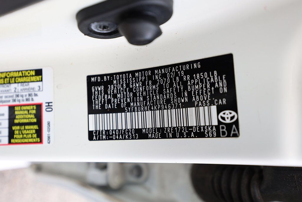 2019 Toyota Corolla L photo 26