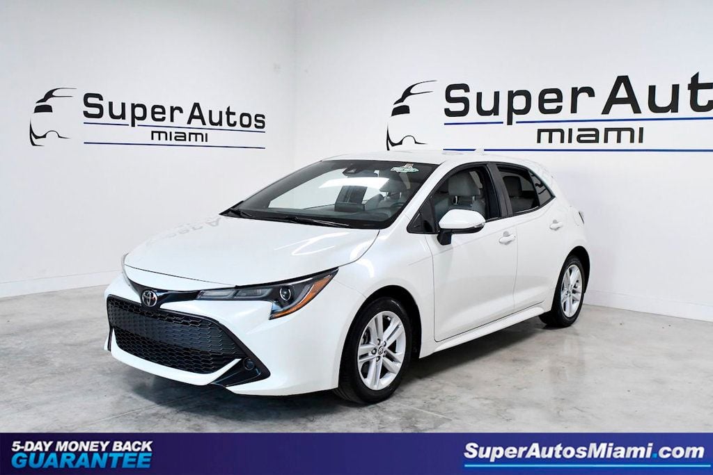 2019 Used Toyota Corolla Hatchback SE CVT at Super Autos Miami Serving ...