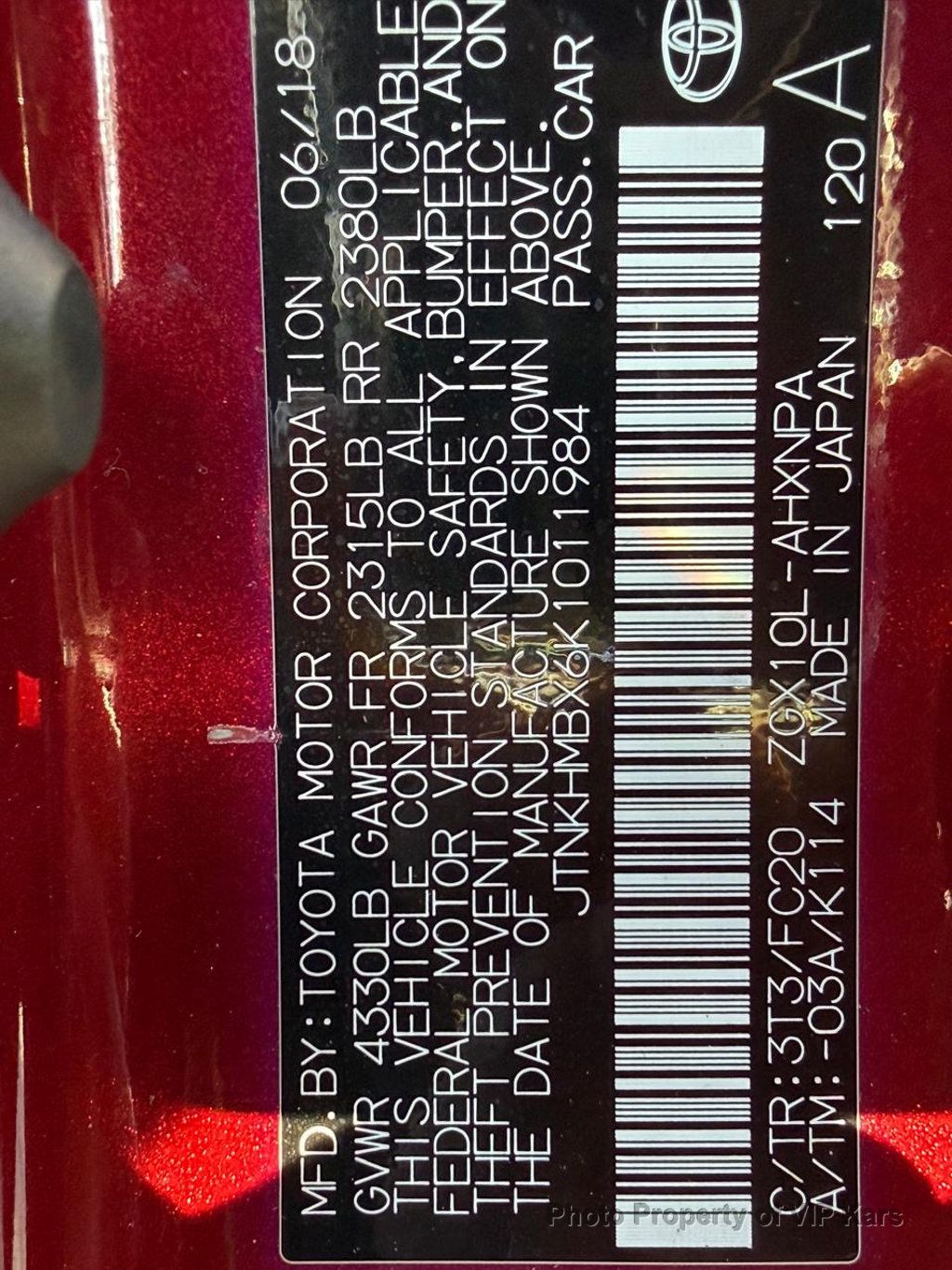 2019 Toyota C-HR XLE FWD - 22944778 - 19