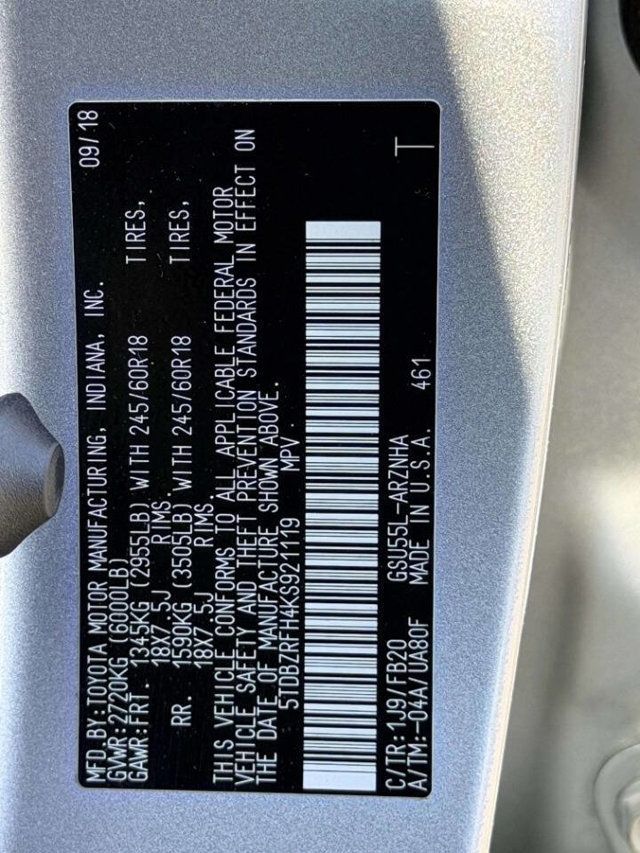 2019 Toyota Highlander LE AWD 4dr SUV - 23044850 - 17