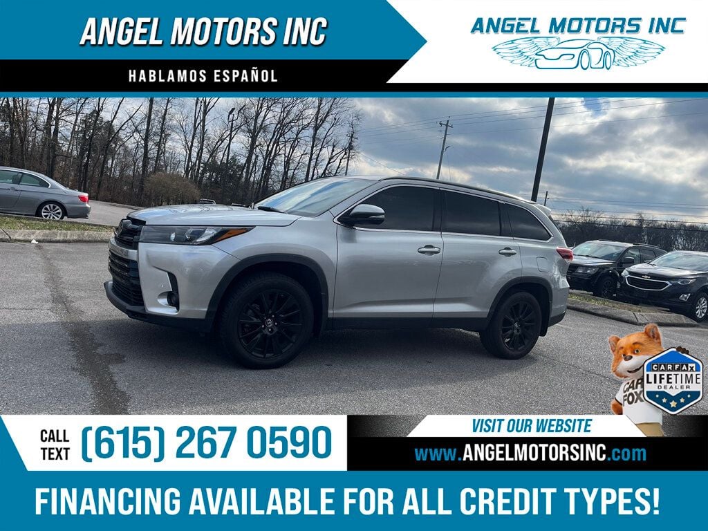 2019 Toyota Highlander SE V6 AWD - 22773903 - 0