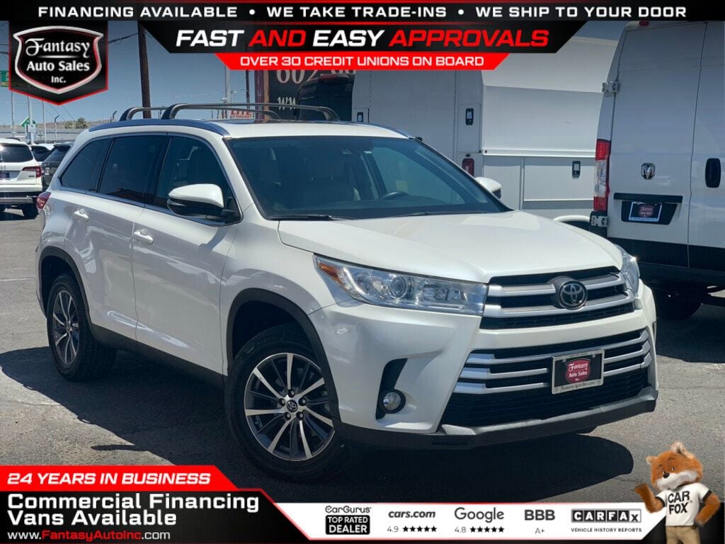 2019 Toyota Highlander XLE V6 FWD - 23030492 | Video 1