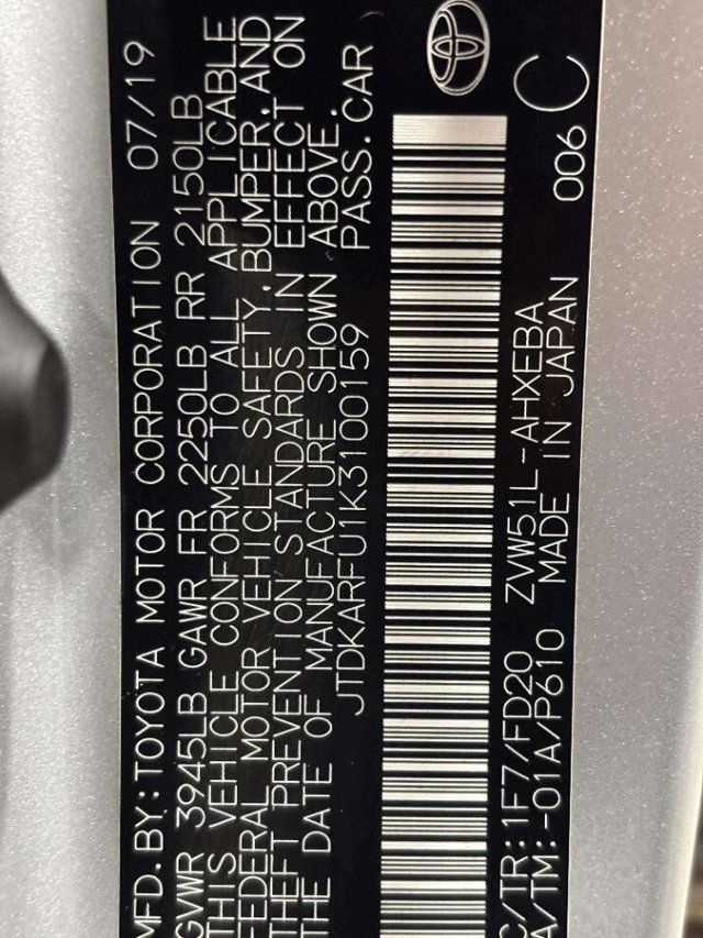 2019 Toyota Prius L Eco - 23052481 - 35