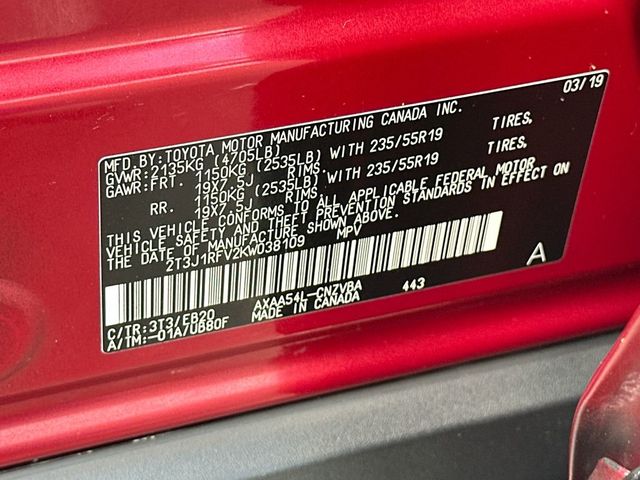2019 Toyota RAV4 Adventure AWD - 23057108 - 22